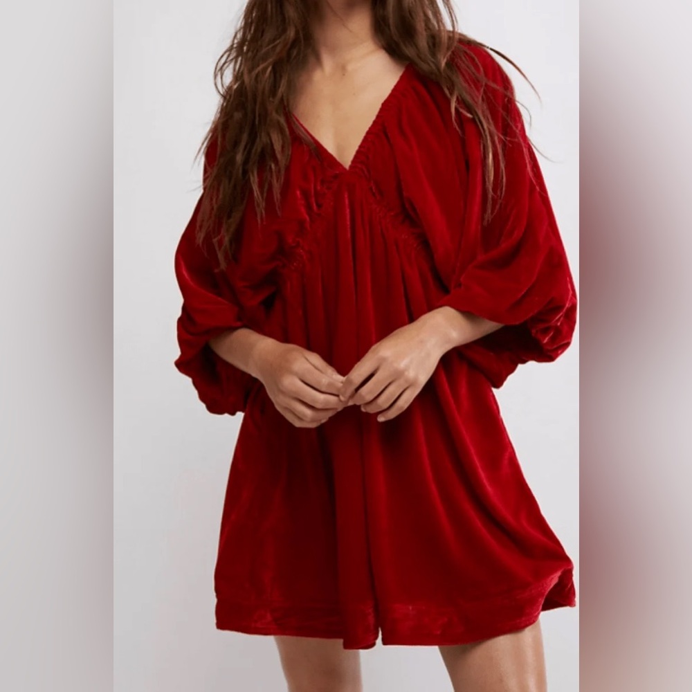 NWT Free People Velvet Dress